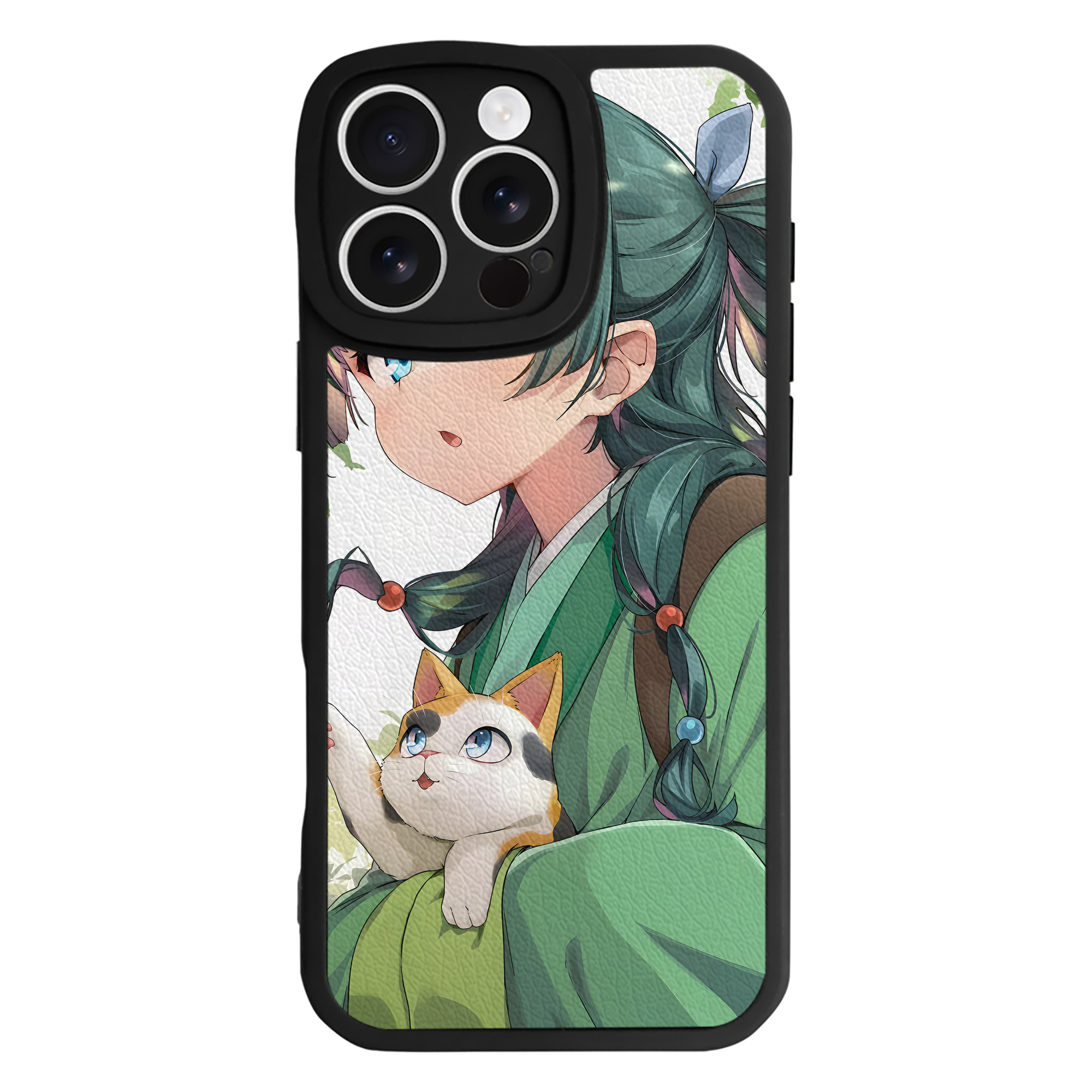 （画像用） 薬屋のひとりごと The Apothecary Diaries 【iPhone 16シリーズ対応】シリコンスマホケース（レザー調） 材質：シリコン